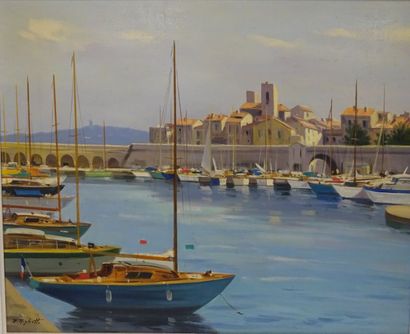 Angelo Righetti

Port de plaisance.
Huile...