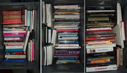 3 caisses de documentation, livres d'art...