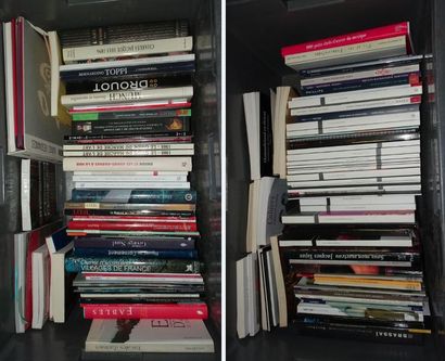 3 caisses de documentation, livres d'art...