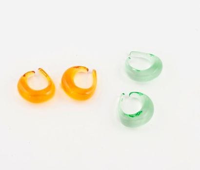 BACCARAT


Deux paires de créoles en verre...