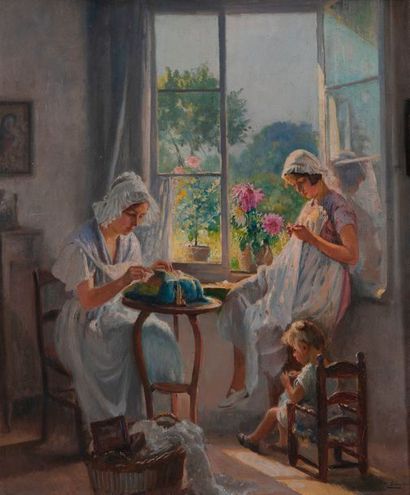 Max SILBERT (1871-1930)


Dentellière et...