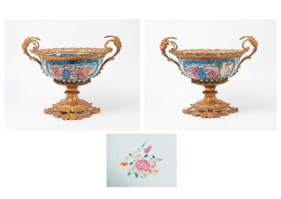 Coupe en porcelaine chinoise de la Compagnie...