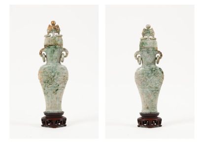CHINE, début du XXème siècle


Vase couvert...