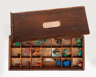 Collection de gemmes et de minéraux du monde,...