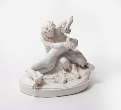 D'après CLODION (1738-1814)


Faune et nymphe....