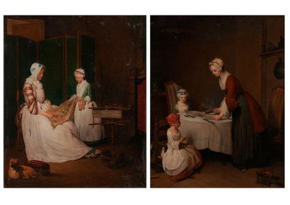 Ecole du XIXème siècle, d'après Jean-Baptiste...
