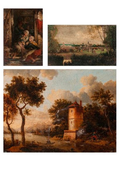 ECOLES DU XIXÈME SIÈCLE


Paysage lacustre...