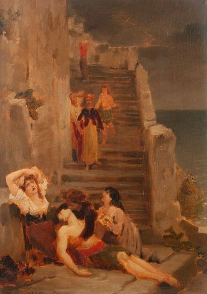 Edouard Alexandre SAIN (1830-1910)


Le foudroyé....