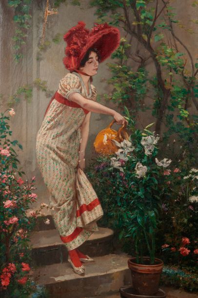 Louis-Robert Carrier-Belleuse (1848-1913)


Elégante...