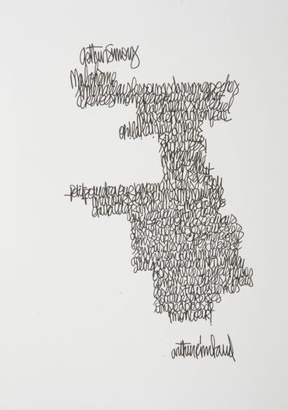SIMONY Arthur 


Ma Bohème, Arthur Rimbaud....
