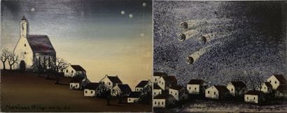 Maxim HILPERT (XXème)


Village à la constellation,...