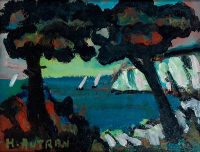 Henri AUTRAN (1926-2007) 


Paysage des calanques....