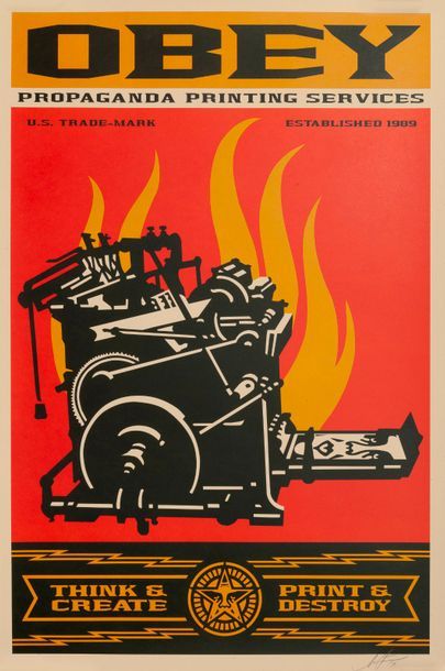 SHEPARD FAIREY (1970)


Obey Propaganda Printing...