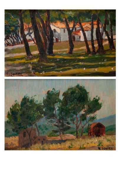 Raymond GOHIER (XX) 


Vue de Sainte Marthe...
