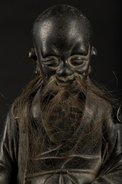 CHINE - XIXe siècle
Statuette de Shoulao...