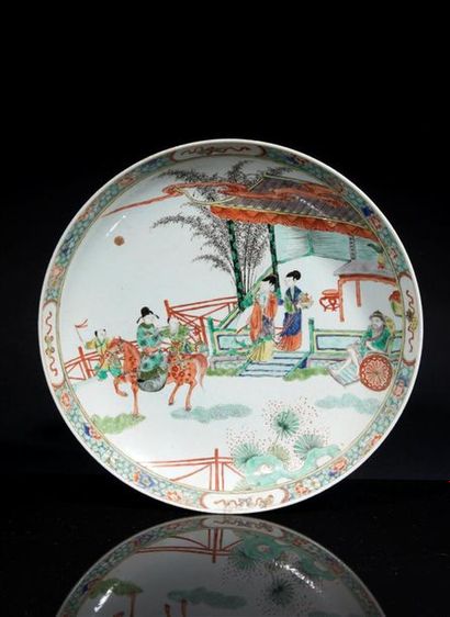 CHINE - XIXe siècle
Coupe en porcelaine famille...