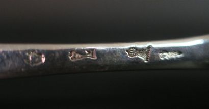 Ensemble de couverts en argent, modèle uni...