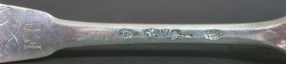 Ensemble de couverts en argent, modèle uni...
