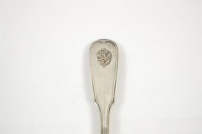 Louche en argent. Paris, 1809-1819. Orfèvre...