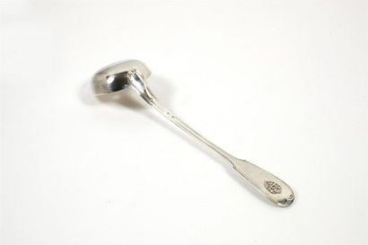 Louche en argent. Paris, 1809-1819. Orfèvre...