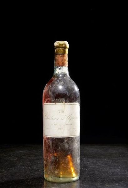 Rare bouteille de Sauternes, château d Yquem...