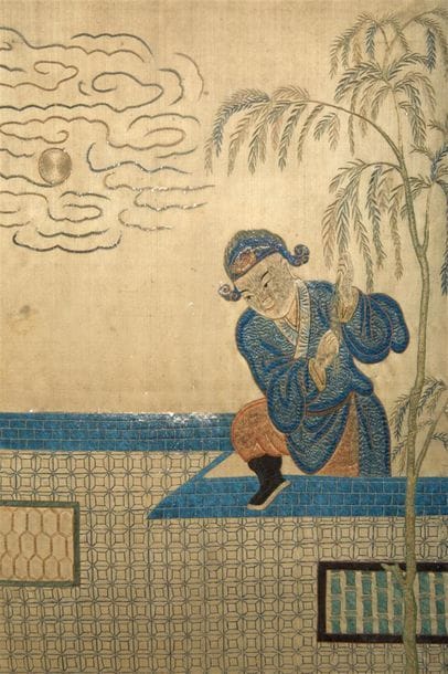 CHINE - XIXe siècle
Ensemble de six panneaux...