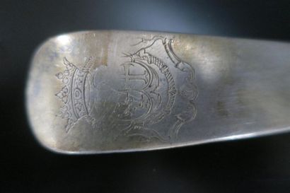 Ensemble de couverts en argent du XVIIIème...