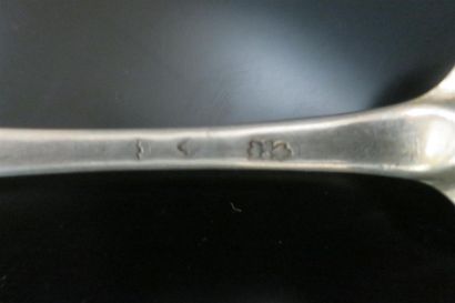 Ensemble de couverts en argent du XVIIIème...