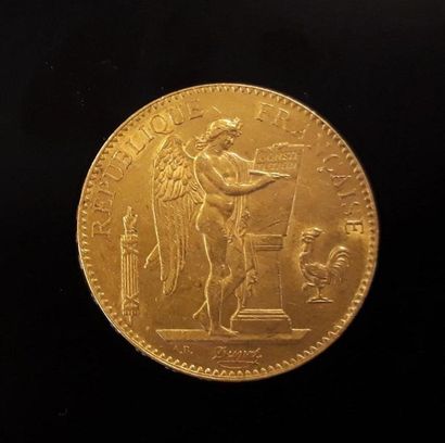 1 monnaie en or: 100 FF 1886 A
