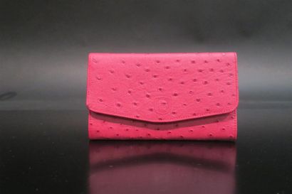 RENOUARD. Sac à main en cuir rouge façon...