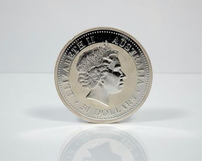 Importante médaille en argent 999/1000 à...
