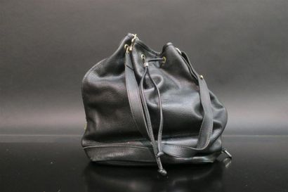 LONGCHAMP. Sac en cuir noir