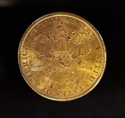 1 monnaie en or : 20$ US 1885