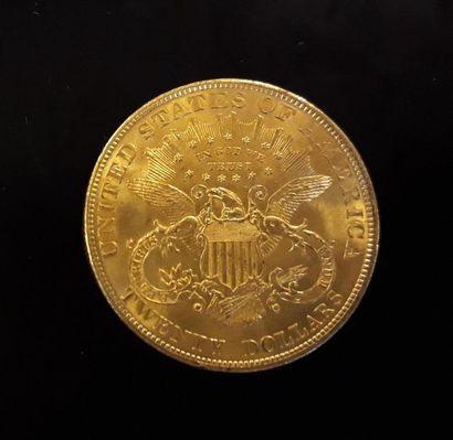 1 monnaie en or : 20$ US 1904