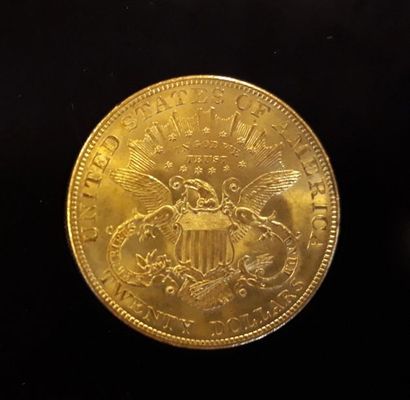 1 monnaie en or : 20$ US 1904