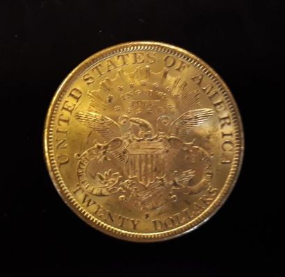 1 monnaie en or : 20$ US 1884