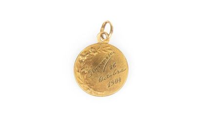 Médaille en or Vierge. 2.45 g brut
