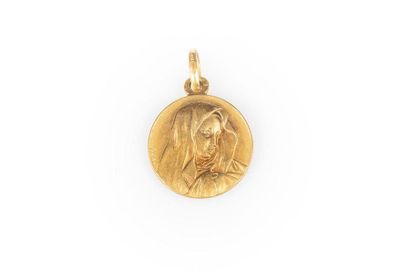 Médaille en or Vierge. 2.45 g brut