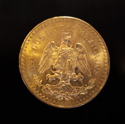 1 monnaie en or: 50 pesos Mexique 1947