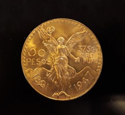 1 monnaie en or: 50 pesos Mexique 1947