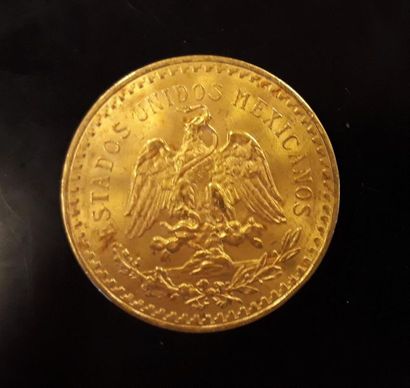 1 monnaie en or : 50 pesos Mexique 1947