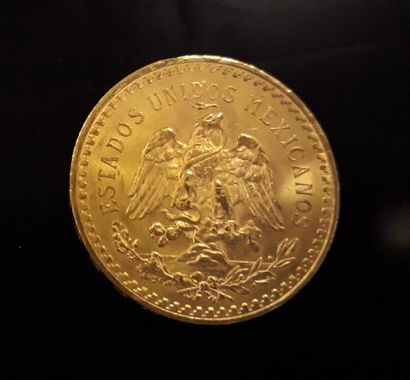 1 monnaie en or : 50 pesos Mexique 1945