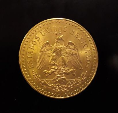 1 monnaie en or : 50 pesos Mexique 1928