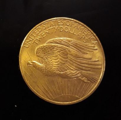 1 monnaie en or : 20 US $ 1908