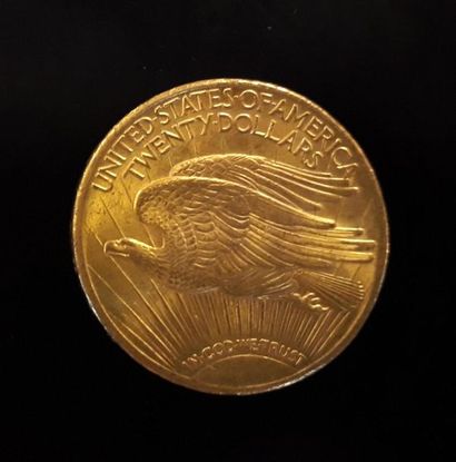 1 monnaie en or : 20 US $ 1924
