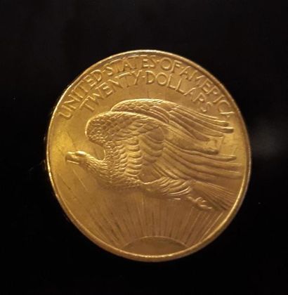 1 monnaie en or : 20 US $ 1908
