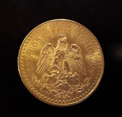 1 monnaie en or : 50 pesos Mexique 1945
