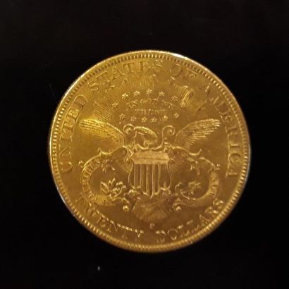 1 monnaie en or : 20 $ 1900 S