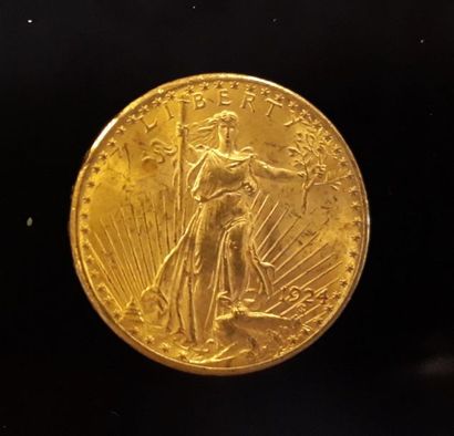1 monnaie en or: 20 $ US 1924