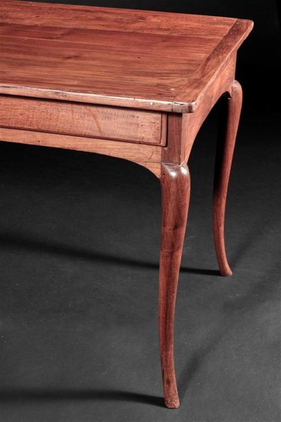 Table bureau en bois naturel ouvrant par...